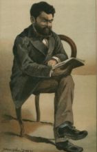 Oliveira Martins, caricatura de Bordalo Pinheiro